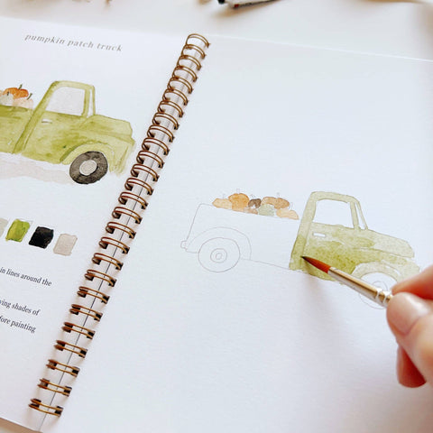 Autumn Watercolor Workbook - Emily Lex Studio