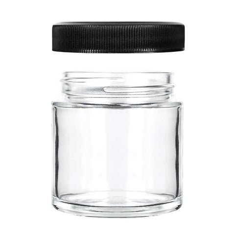 3oz/89ml Clear Glass Jar With Screw Top Cap - Human Objects®