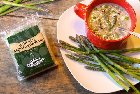 Asparagus Wild Rice Soup, 7 oz - The Secret Garden
