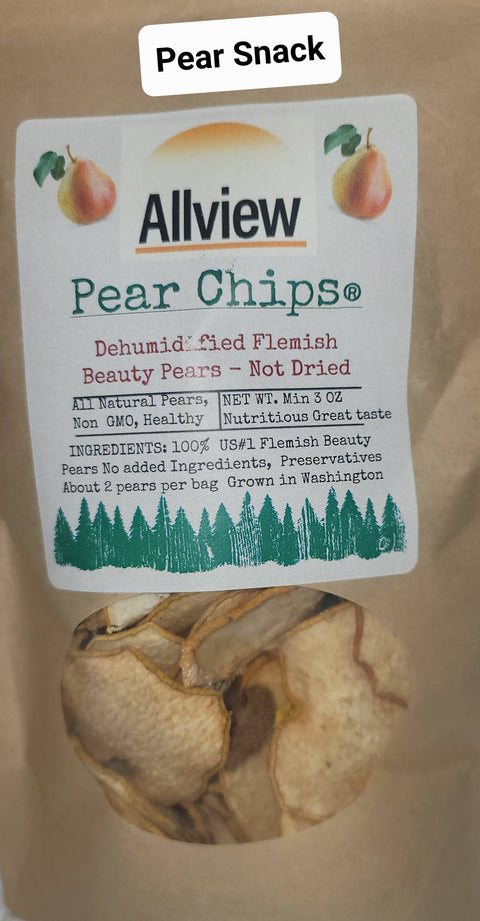 Pear Snack Flemish Beauty dehumidified - ALLVIEW ORCHARDS