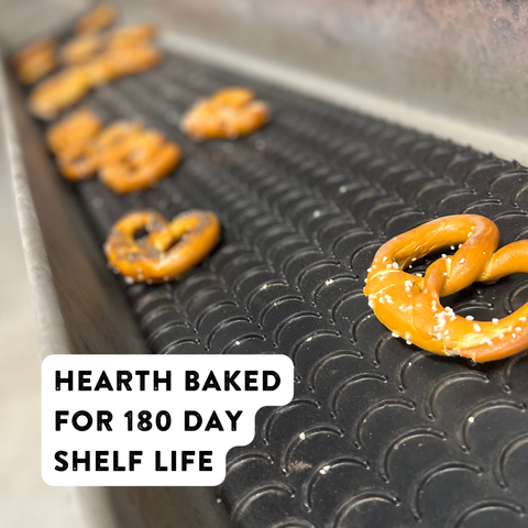 Handmade Sourdough Pretzels, Salted, 8 oz - Martins Handmade Pretzels