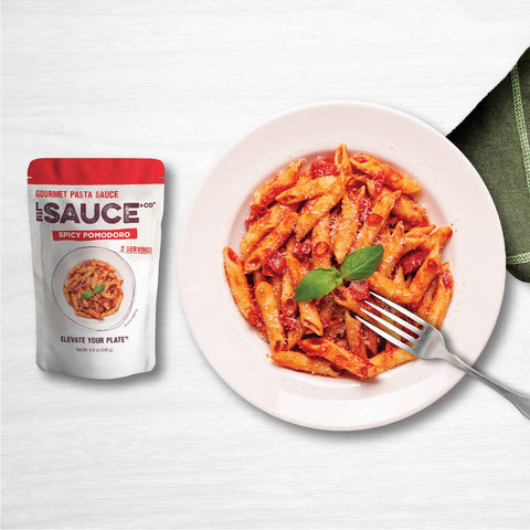 Spicy Pomodoro Pasta Sauce, 2 Servings, 8.8 oz - Le Sauce & Co.