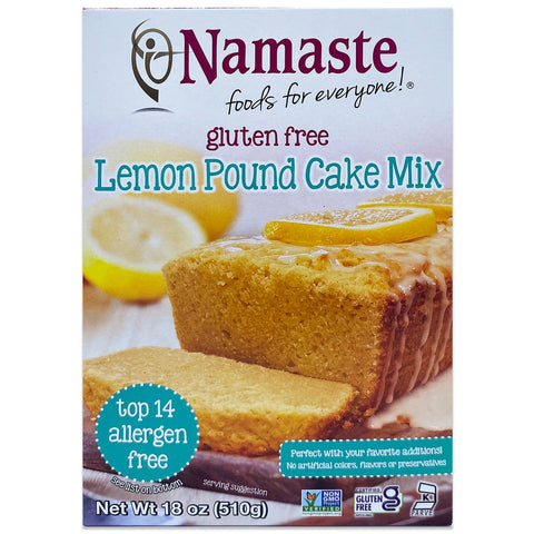 Lemon Pound Cake Mix, 18 oz - Namaste Foods