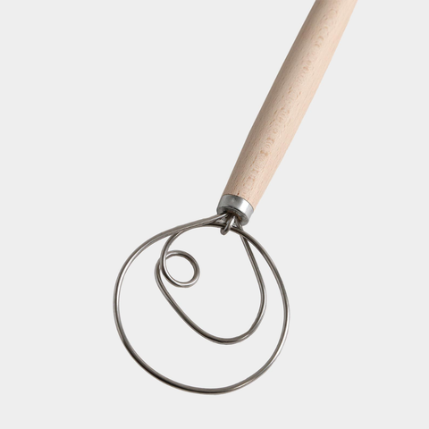 Large Danish Dough Whisk for Bread Mixing, 14" - Breadtopia