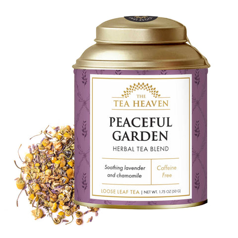 Peaceful Garden Loose Leaf Canister, 1.75 oz - The Tea Heaven