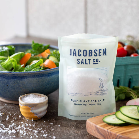 Pure Flake Sea Salt - 4 oz bag - Jacobsen Salt Co.