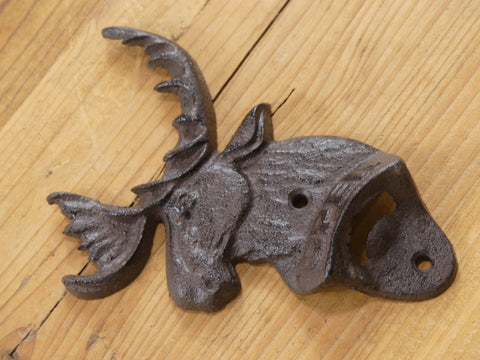 Moose Cast Iron Bottle Opener - Midwest Craft House