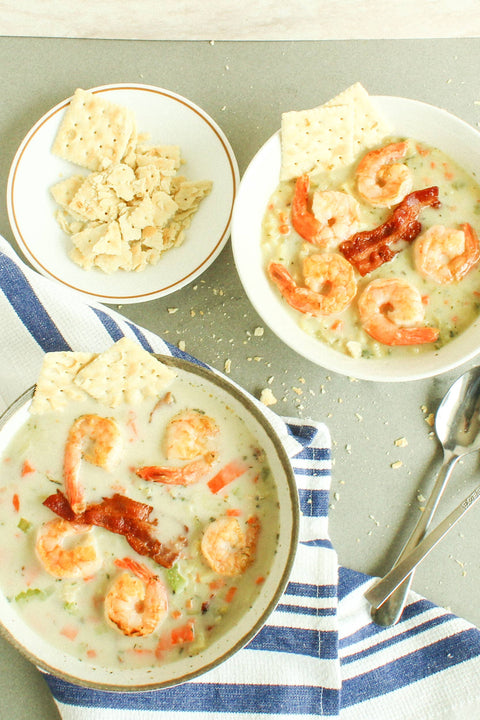 Puget Sound Seafood Chowder Mix, Large, 6.8 oz, Serves 8 - Rill Foods