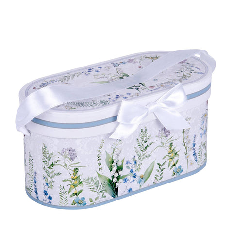 Lily of the Valley China Tea/Coffee Mugs, Set of 2, 11.83 fl oz ea, in Gift Box