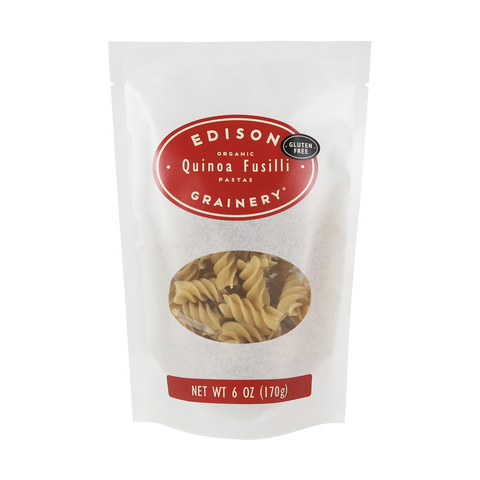 Organic Quinoa Pasta Fusilli, 6 oz - Edison Grainery