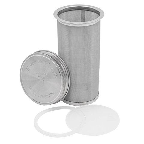 Cold Brew Coffee and Tea Maker Stainless Steel Filter Kit: Half-gallon - Mason Jar Lifestyle