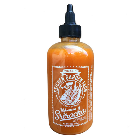 Organic Habanero Sriracha, 8 oz - Kitchen Garden Farm