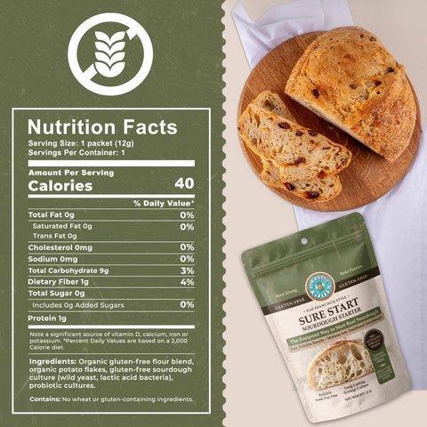 Sure Start Gluten-Free Sourdough Starter Culture, 12g - My Rustic Roots