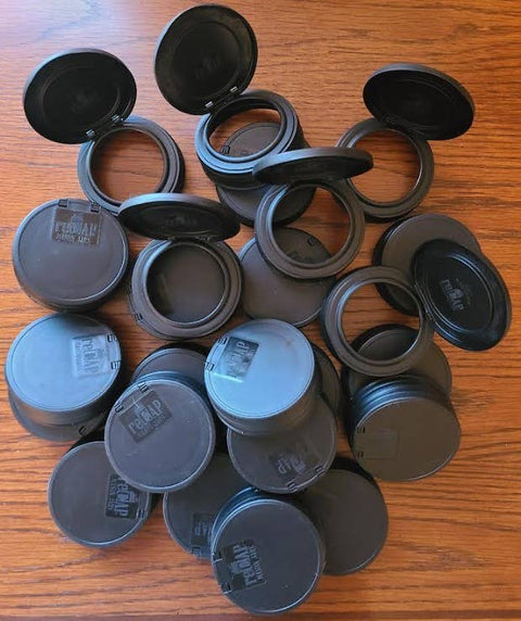 Mason Jars Flip Lid - Regular Mouth / Black - reCAP Mason Jars