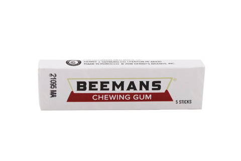 Beeman's Chewing Gum, 5 sticks - Grandpa Joe's