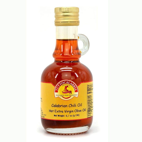 TuttoCalabria Chili Pepper Infused Extra Virgin Olive Oil - Wholesale Italian Food