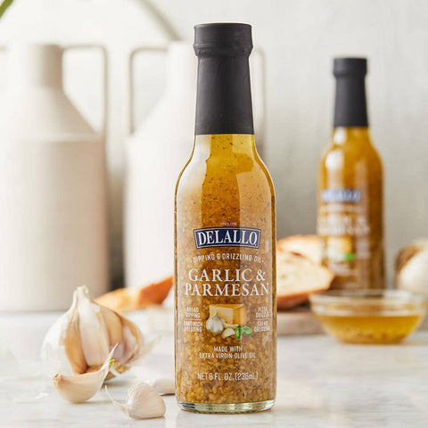 Garlic Parmesan Dipping Oil  8 oz - Delallo