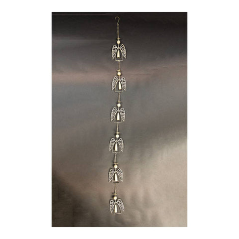 Angel Metal Rain Chain - Cream - Manual Woodworkers and Weavers, Inc.