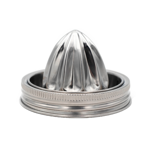 Stainless Steel Juicing Lid for Wide Mouth Mason Jars - Mason Jar Lifestyle