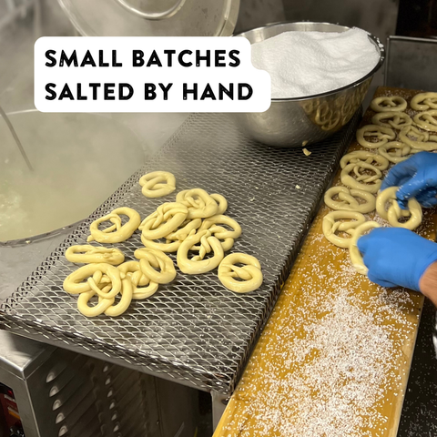 Handmade Sourdough Pretzels, Salted, 8 oz - Martins Handmade Pretzels