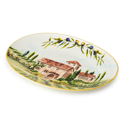 Tuscany Oval Platter, 16"x11.5" - Certified International