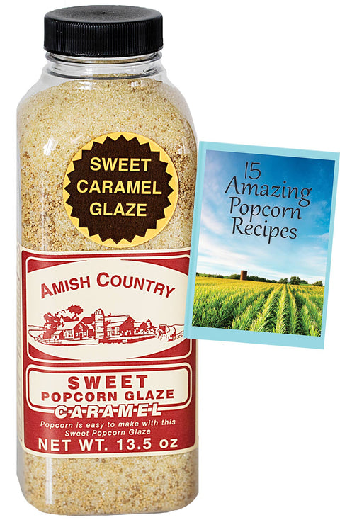 15oz Bottle of Caramel Glaze - Amish Country Popcorn