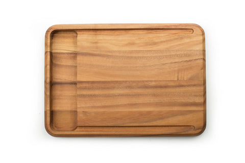 Ironwood Big Catch Cutting Board, Acacia, 10.5"x 15"x 1.25" - Fox Run Brands