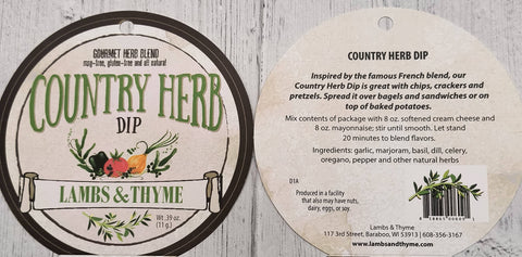 Country Herb Dip - Lambs & Thyme