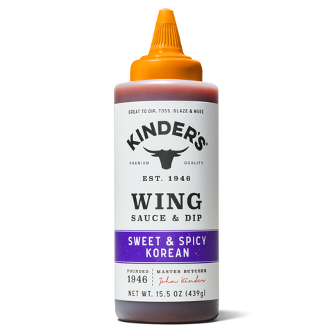 Sweet & Spicy Korean Wing Sauce, 15.5 oz - Kinder's Sauces & Seasonings