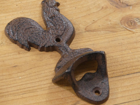 Rooster Wall Mount Bottle Opener - Midwest Craft House
