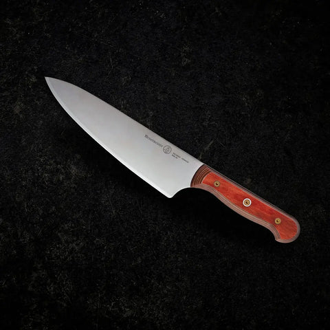 Custom Chef’s Knife, 8", Blue Wood Handle - Messermeister