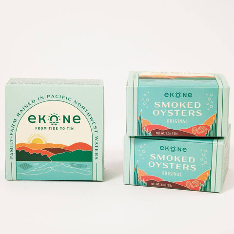 Original Smoked Oysters, 3 oz - Ekone