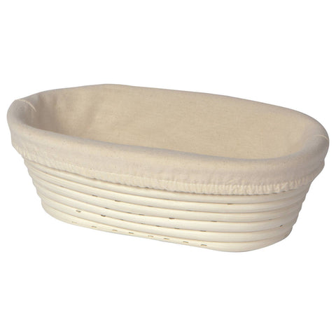 Banneton Natural Cotton Liner, 10"x7"x3" Oval - Now Designs by Danica