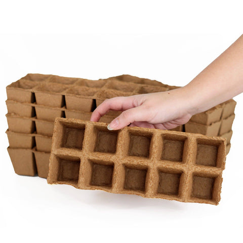 Naked Pots, 2" Plantable Seed Starter Trays, 100 cell pack - Daniel's Plants