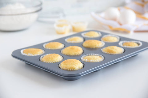 Mini Muffin Pan, 12 Cup, 7.25"x9.5" - Fox Run Brands