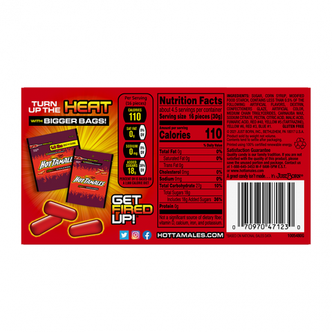 Hot Tamales, 4.25oz Theater Box - Grandpa Joe's Candy Shop