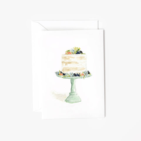 Cake Mini Notecard, 2.5" x 3.5" - Emily Lex Studio