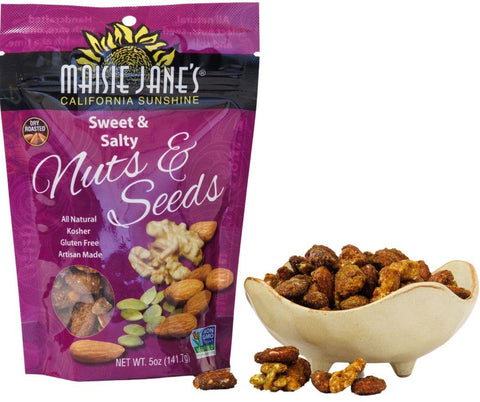Sweet & Salty Nuts & Seeds, 5oz Reclosable Pouch - Maisie Jane’s