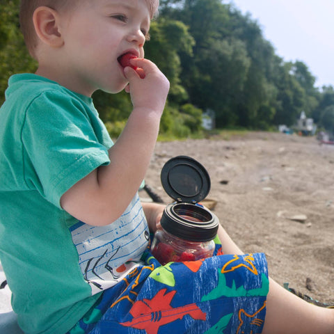 Mason Jars Flip Lid - Regular Mouth / Black - reCAP Mason Jars