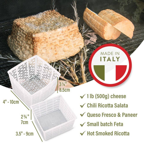 Cheese Molds, Set of 5 + Recipe Book - Country Trading Co.