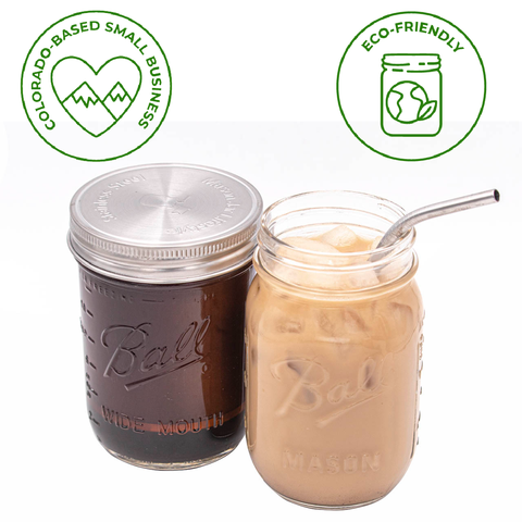 Cold Brew Coffee and Tea Maker Stainless Steel Filter Kit: Half-gallon - Mason Jar Lifestyle