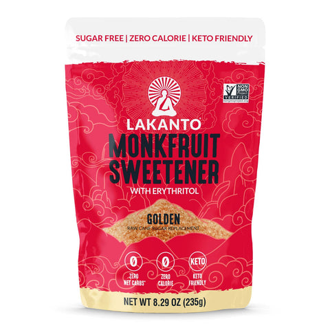 Golden Monk Fruit Sweetener with Erythritol, 8.29 oz - Lakanto