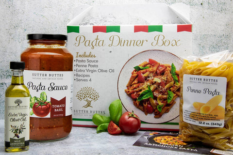 Pasta Dinner Box: Tuscan Sun-Dried Tomato Sauce - Sutter Buttes