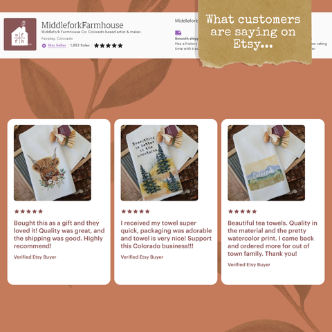 Chicken Farm Animal Kitchen Tea Towel - Middlefork Farmhouse Co.
