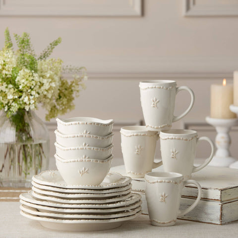 Heritage Beads Cereal Bowl - Morning Elegance in Stoneware