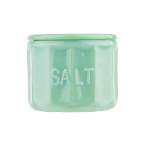 Salt Cellar With Lid, 9 oz - Jadeite Glass Collection - TableCraft