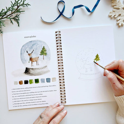 Winter Watercolor Workbook - Emily Lex Studio
