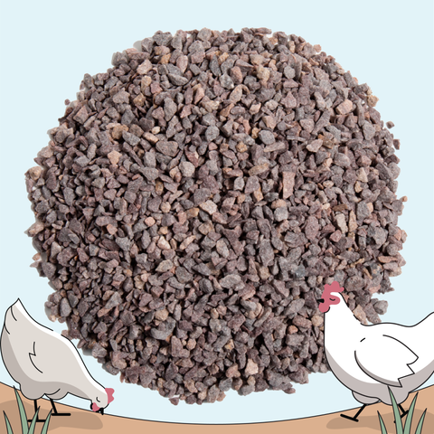 Natural Chicken Grit, Digestive Supplement, 4 lb - Mile Four