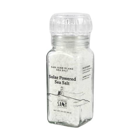 Solar Evaporated Sea Salt Grinder - San Juan Island Sea Salt