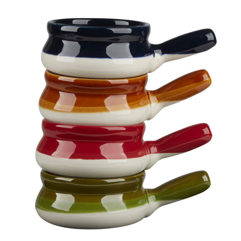Set of 4 Soup Crocks with Handle - Certified International